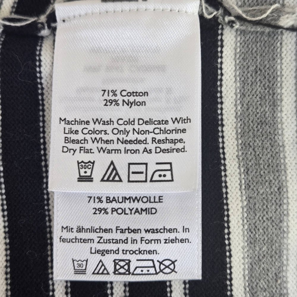 Eddie Bauer Gray and Black Striped Women's Cardigan - Picture 5 of 5